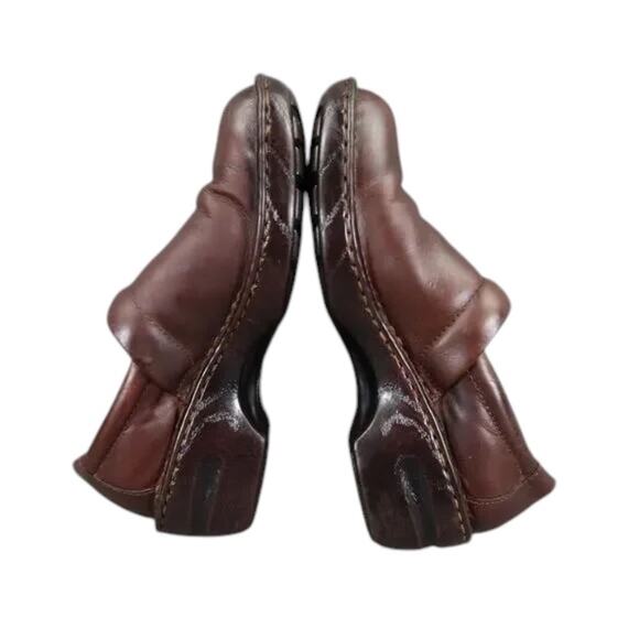 Born Concept Shoe Women 9.5 Clog Leather Slip On Peggy Comfort Walking Brown boc - Picture 8 of 13